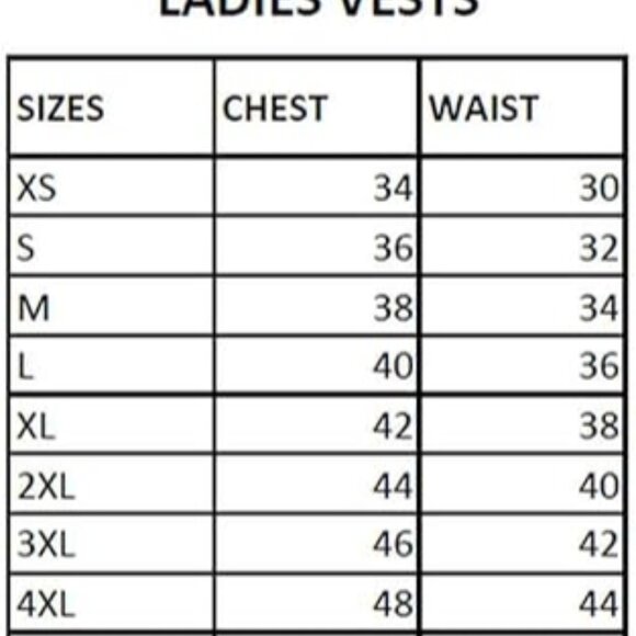 A-1 Women's Black XS Genuine Leather Motorcycle Vest - Picture 4 of 7